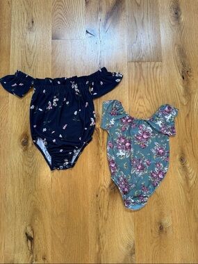 Bailey’s Blossoms Floral Off Shoulder Leo (Set of 2)